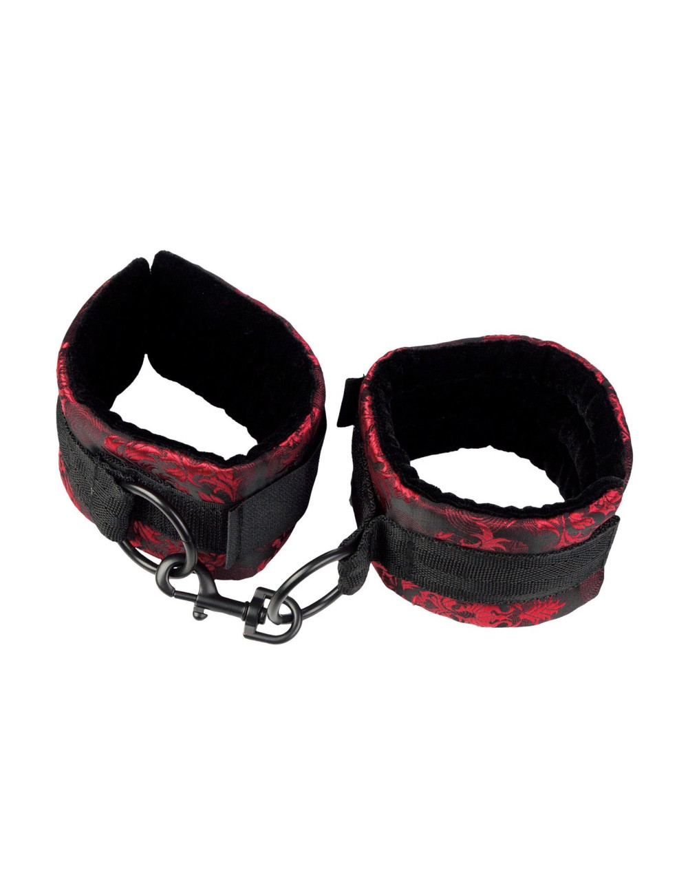 Kajdanki BDSM Zabawki Scandal Universal Cuffs Black – regulowane Velcro, bezpieczne dla ciała