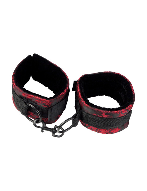 Kajdanki BDSM Zabawki Scandal Universal Cuffs Black – regulowane Velcro, bezpieczne dla ciała