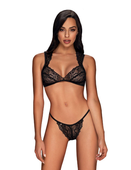 Obsessive Elisetta Brokatowy Komplecik L/XL