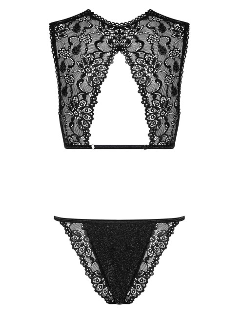 Obsessive Elisetta Brokatowy Komplecik L/XL