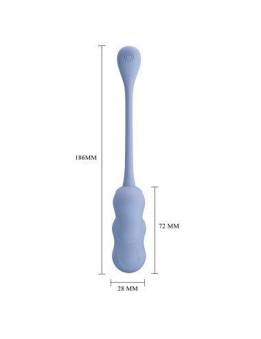 PRETTY LOVE - LESHY Dream Chaser 4, Blue, 12 vibration functions Wireless remote control