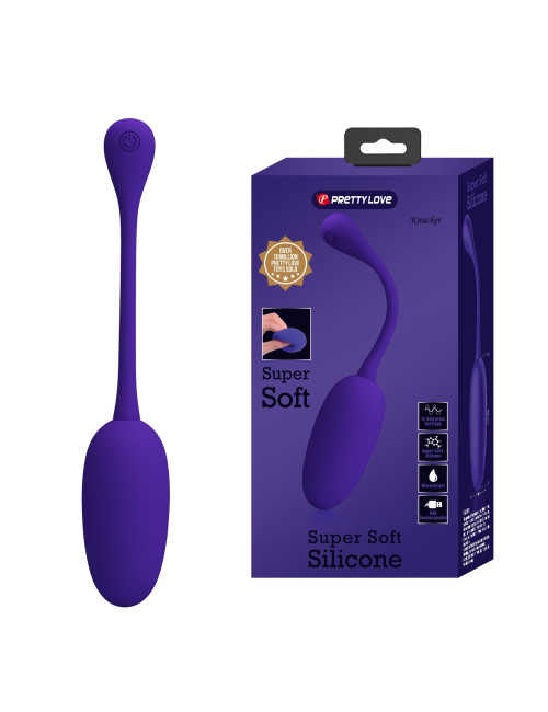 Pretty Love KNUCKER Purple – Jajko wibracyjne bezprzewodowe z 12 funkcji wibracji i pamiecia