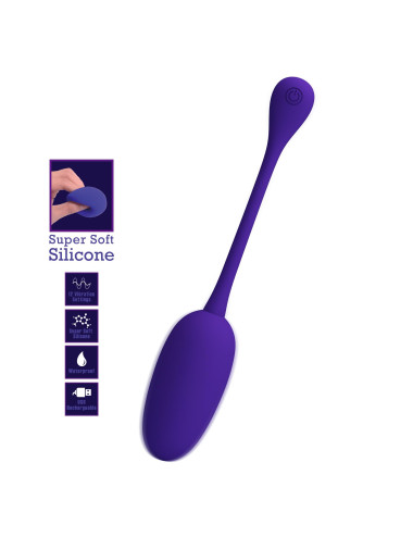 PRETTY LOVE - KNUCKER Purple, 12 vibration functions Memory function