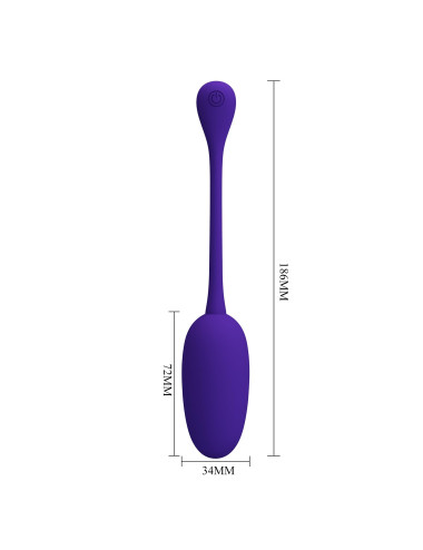 PRETTY LOVE - KNUCKER Purple, 12 vibration functions Memory function