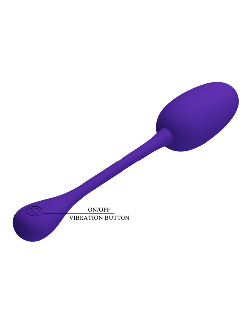 Pretty Love KNUCKER Purple – Jajko wibracyjne bezprzewodowe z 12 funkcji wibracji i pamiecia