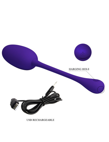 PRETTY LOVE - KNUCKER Purple, 12 vibration functions Memory function