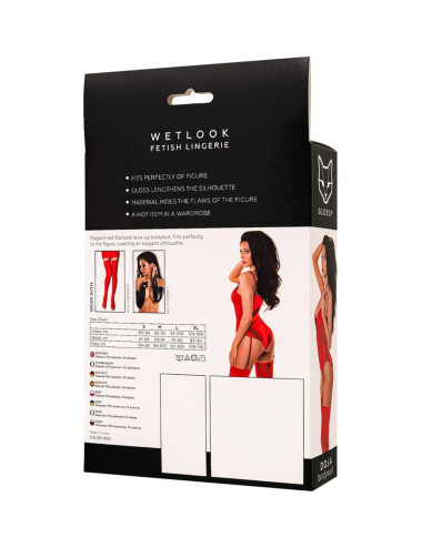 Wetlook Doja bodysuit - red XL