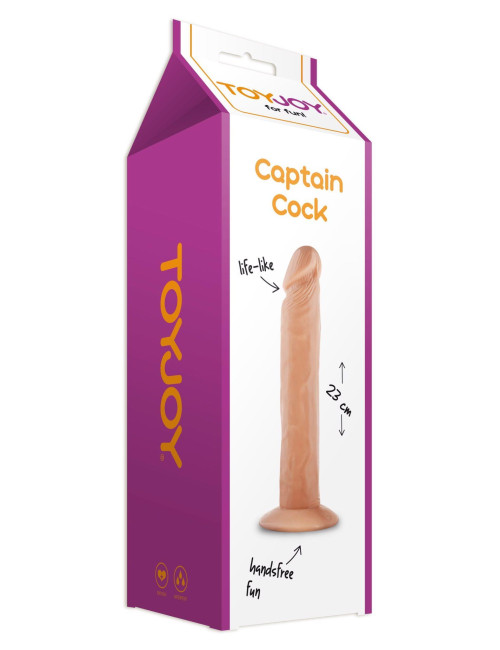 Dildo realistyczne 23 cm - cielisty, Zabawki erotyczne