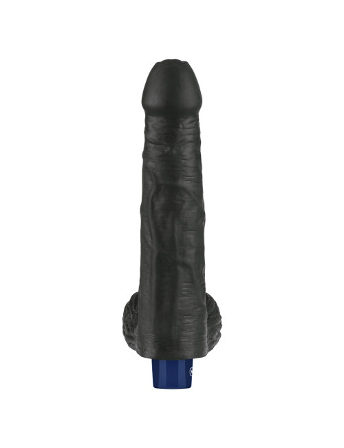 9-calowy Real Softee Dildo - Vibracyjny, TPE Soft-Skin, Wodoodporny, Rechargeable