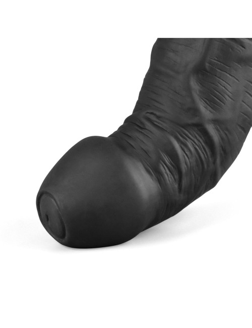 9-calowy Real Softee Dildo - Vibracyjny, TPE Soft-Skin, Wodoodporny, Rechargeable