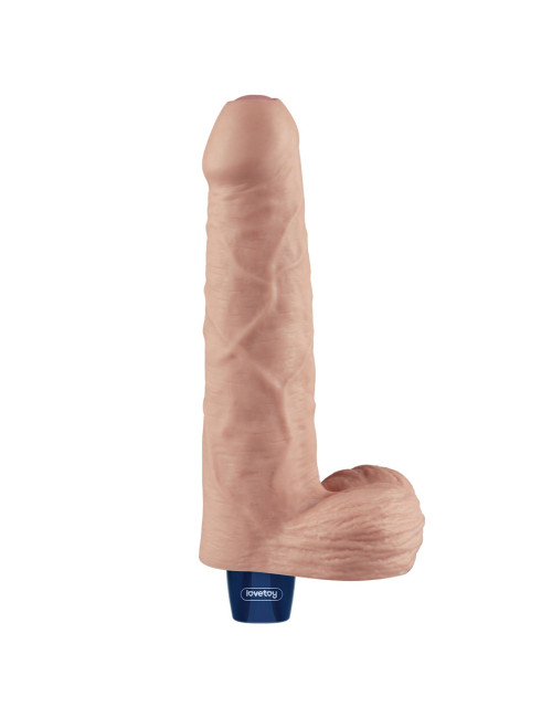 9-calowy Real Softee Dildo TPE - Realistyczny Dildo Zabawki Soft-Skin, Wodoodporne, USB Ładowanie