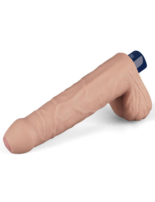 9-calowy Real Softee Dildo TPE - Realistyczny Dildo Zabawki Soft-Skin, Wodoodporne, USB Ładowanie