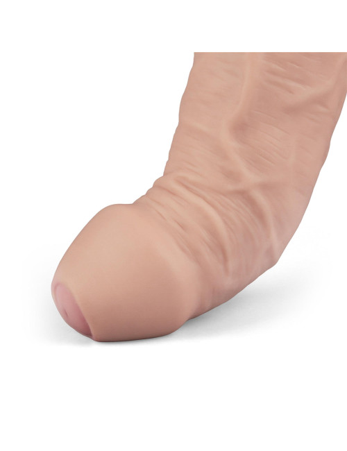 9-calowy Real Softee Dildo TPE - Realistyczny Dildo Zabawki Soft-Skin, Wodoodporne, USB Ładowanie