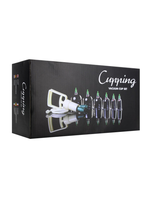 Cupping Vacuum Cupset Transparent - Zabawki BDSM i medyczne, Pompa próżniowa