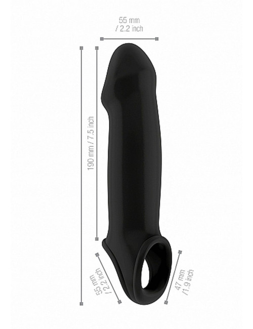 Sono No.17 Nakładka Przedłużająca na Penis - Black