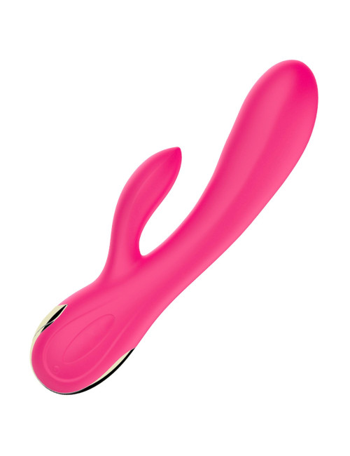Wibrator silikonowy USB – 7 funkcji wibracji + grzanie – Punkt G, wodoodporny