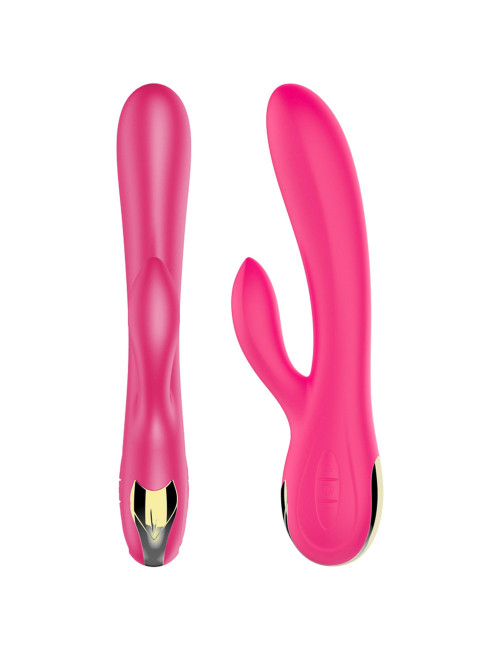Wibrator silikonowy USB – 7 funkcji wibracji + grzanie – Punkt G, wodoodporny