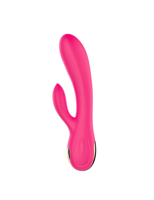 Wibrator silikonowy USB – 7 funkcji wibracji + grzanie – Punkt G, wodoodporny