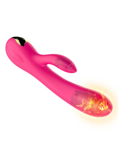 Wibrator-Silicone Vibrator USB 7 Function + Booster / Heating