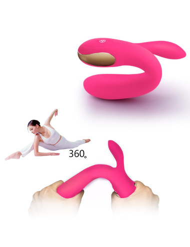 Wibrator-Silicone Vibrator USB 7 Function + Booster / Heating