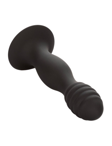 Ribbed Anal Stud Black