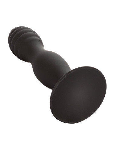Ribbed Anal Stud Black
