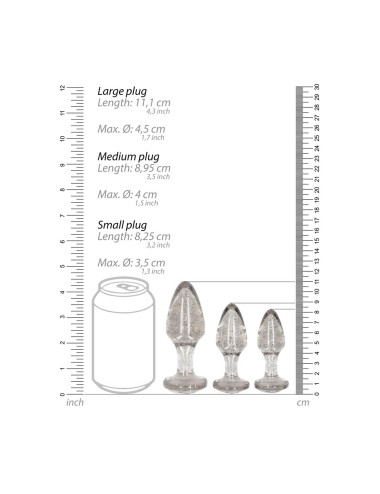 Acrylic Butt Plug Set