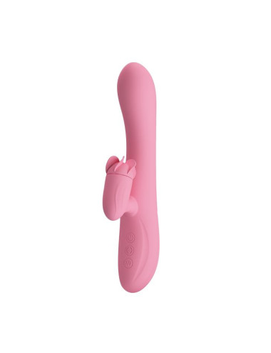 PRETTY LOVE Gina – Wibrator Króliczek USB, 4 obroty i 7 wibracji, Zabawki erotyczne