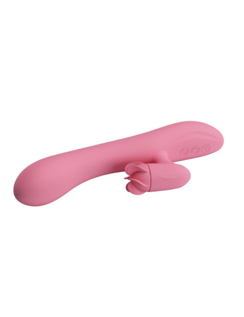 PRETTY LOVE Gina – Wibrator Króliczek USB, 4 obroty i 7 wibracji, Zabawki erotyczne