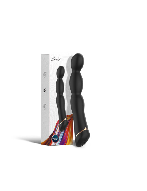B-Series Joy Laband Black Wibrator Analny z 9 Funkcjami