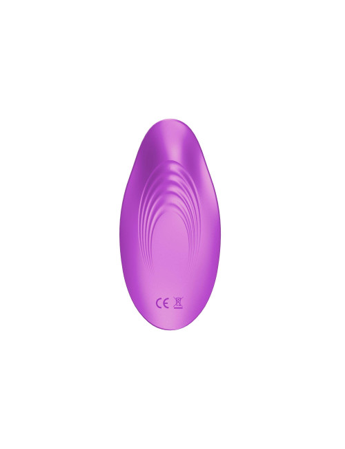 Ultrathin Wearable Remote Mini Vibe Purple - Wibrator Dyskretny, Silikon Medyczny, Wodoodporny