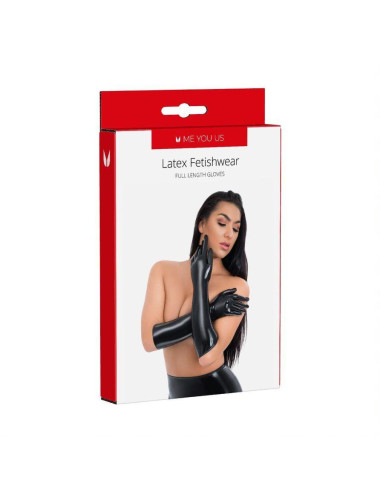Me You Us Latex Full Length Glove Large