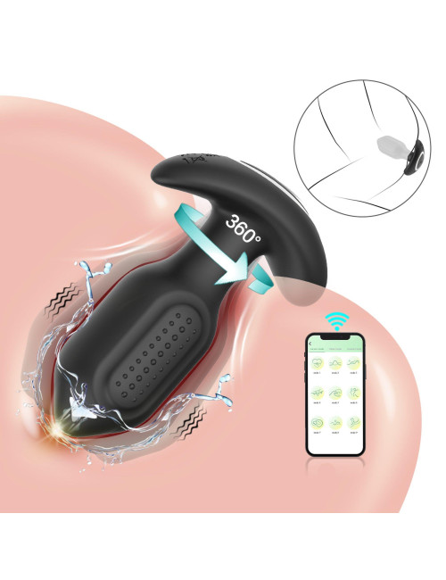 Bliss APP – Wibrujący Plug Analny z Aplikacją, Silikonowy USB