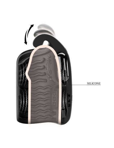 PRETTY LOVE - Black Glans Trainer, 10 vibration functions