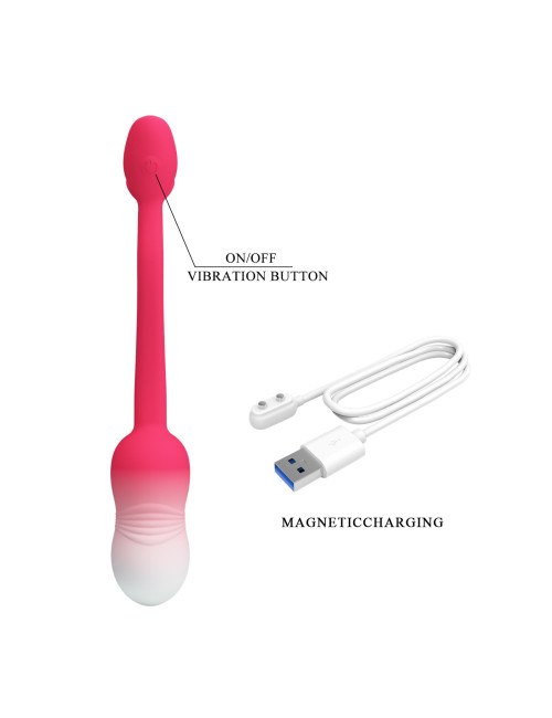 Pretty Love Poulsen App-Controlled Egg Vibrator - Jajko Wibracyjne z Aplikacją, 12 Trybów