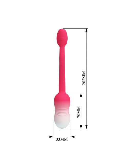 Pretty Love Poulsen App-Controlled Egg Vibrator - Jajko Wibracyjne z Aplikacją, 12 Trybów