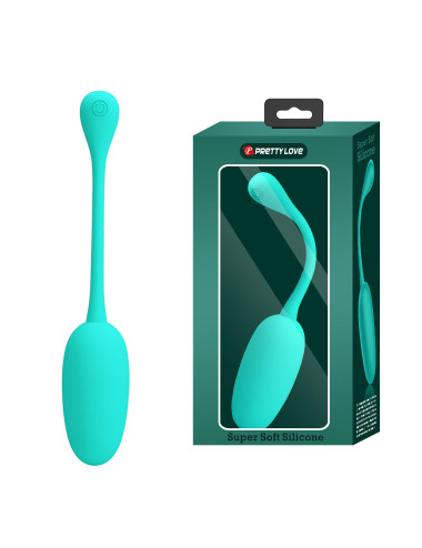 PRETTY LOVE KNUCKER Green Jajko wibrujące bezprzewodowe 12 funkcji z pamięcią