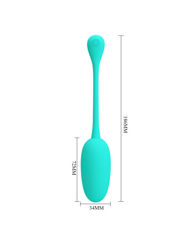 PRETTY LOVE - KNUCKER Green, 12 vibration functions Memory function