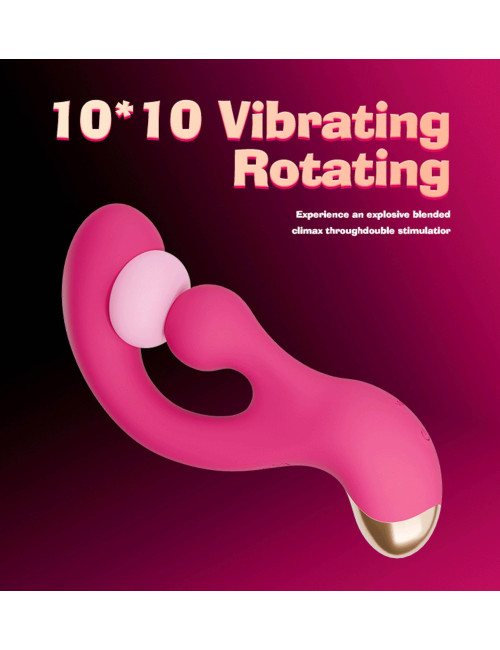 Sani Turning Vibration G-Spot Massager - Wibrator Punktu G 10 trybów i 10 obrotów