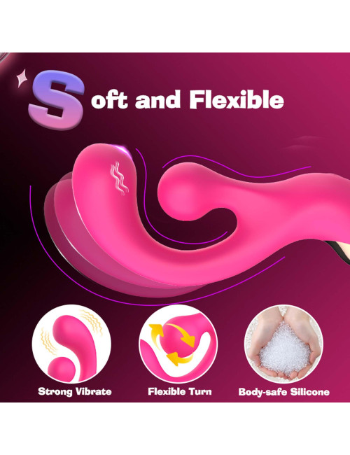 Sani Turning Vibration G-Spot Massager - Wibrator Punktu G 10 trybów i 10 obrotów