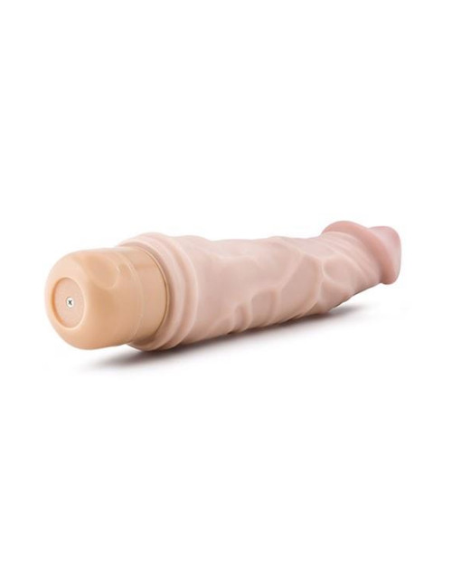 Realistyczny Wibrator DR. SKIN VIBE 6 FLESH - Wodoodporna Obrotowa Podstawa