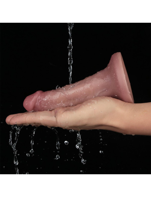 Lovetoy Realistyczne Wibrujące Dildo Dual Density 6 Cali