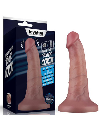 6'' Vibrating Dual Density Power Cock