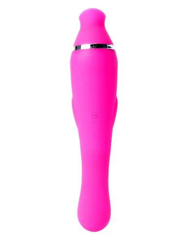 Vibrator-HELEN Pink - 12 vibration functions / 8 stimulation functions USB