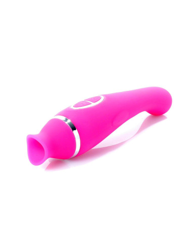 Vibrator-HELEN Pink - 12 vibration functions / 8 stimulation functions USB