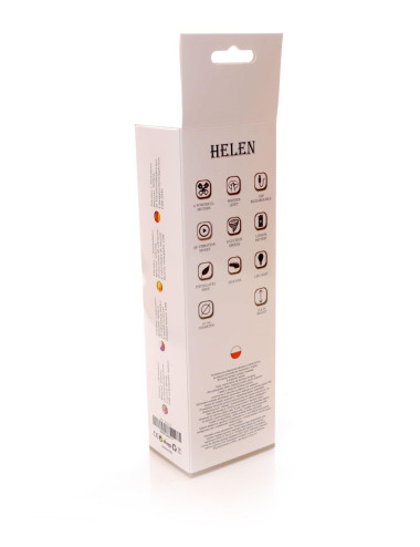 Vibrator-HELEN Pink - 12 vibration functions / 8 stimulation functions USB
