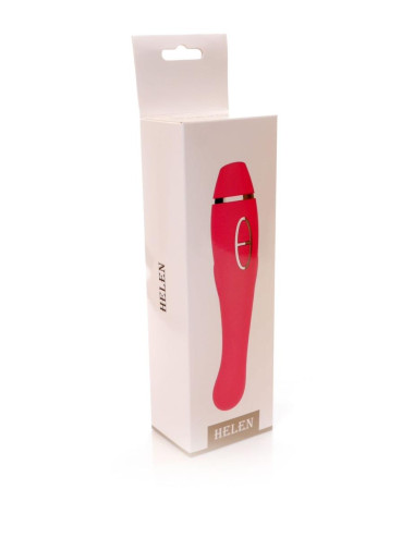 Vibrator-HELEN Pink - 12 vibration functions / 8 stimulation functions USB