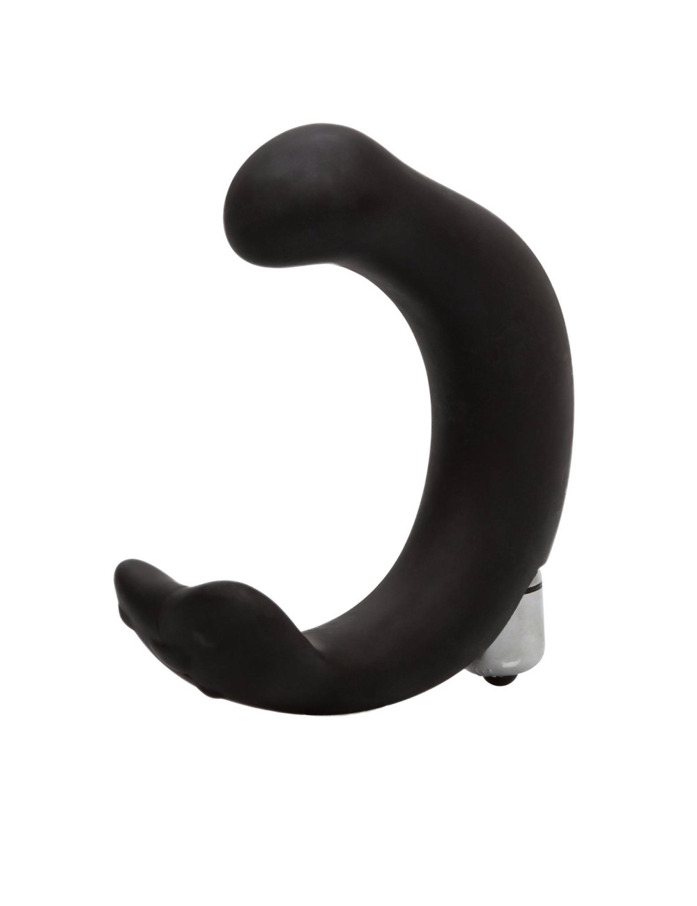 P-Rock Prostate Massager Black - masażer prostaty silikonowy, wodoodporny, 2 prędkości