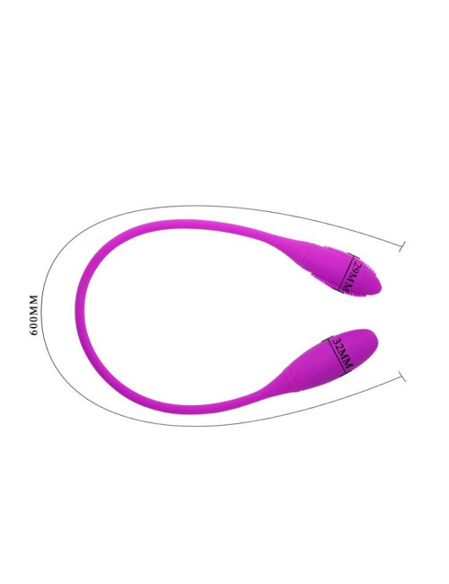 Pretty Love Snaky Vibe USB – podwójny wibrator dla par