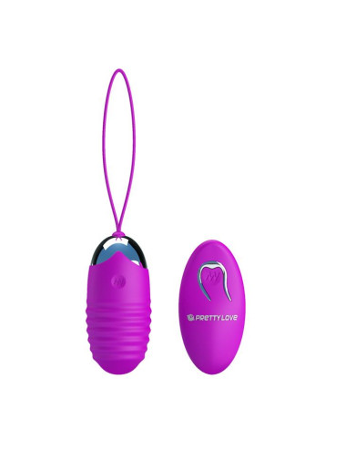 PRETTY LOVE JESSICA USB Jajko Bezprzewodowe Wibrujące 12 Funkcji - Wodoodporne, Silikon Zabawki